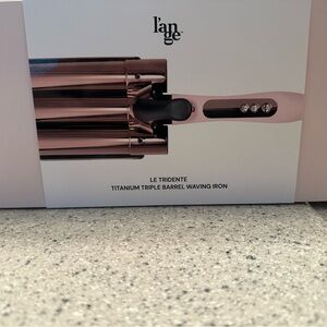 Lange le Trident triple barrel hair waving iron